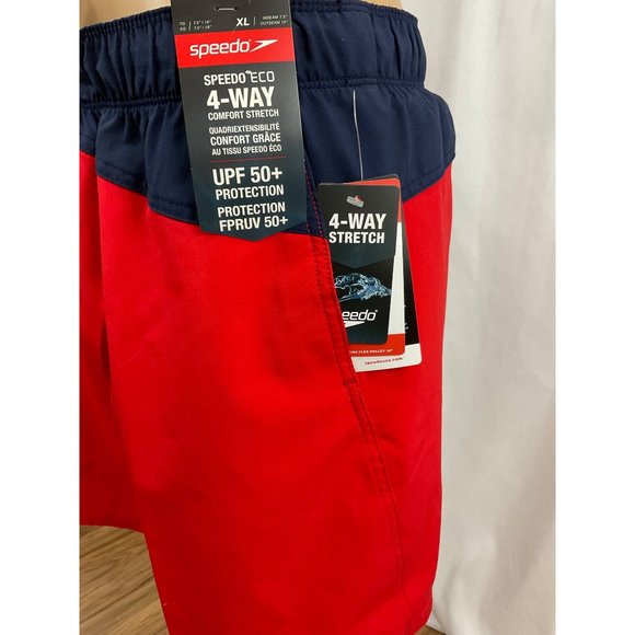 NWT Men's Speedo Marina Flex Volley Swim Shorts XL (1) - Picture 3 of 15